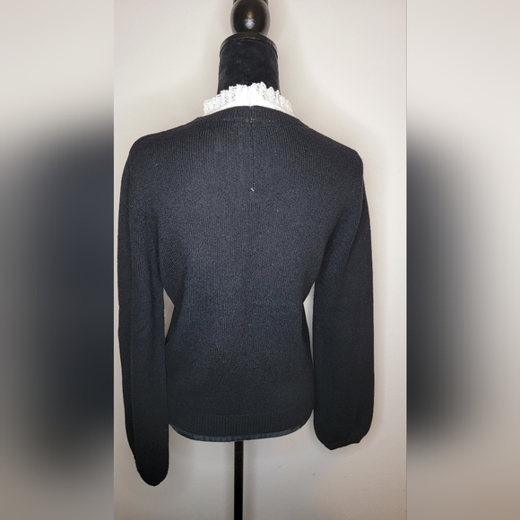 Joie Women's Affie Wool & Cashmere Lace Trim Layered Knit Sweater Size S - Picture 9 of 15